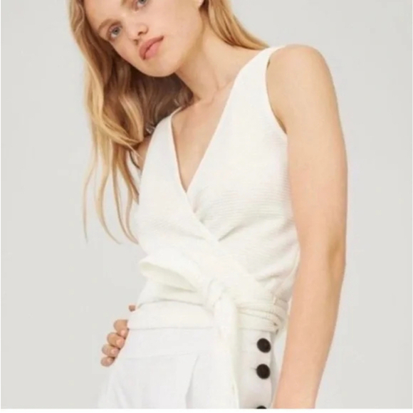 Club Monaco Wrap Top - Picture 1 of 4